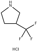 3-(三氟甲基)吡咯烷盐酸盐 结构式