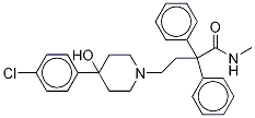 N-Desmethyl Loperamide-d3 结构式