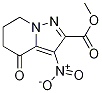 Methyl 3-nitro-4-oxo-4H,5H,6H,7H-pyrazolo[1,5-
a]pyridine-2-carboxylate 结构式