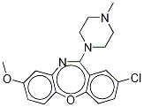 8-Methoxy Loxapine-d3 结构式