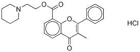 Flavoxate-d4 Hydrochloride 结构式