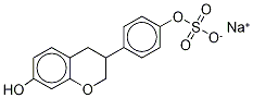 R,S Equol 4’-Sulfate Sodium Salt 结构式