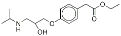 Metoprolol Acid-d5 Ethyl Ester 结构式