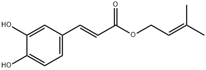 3-甲基-2-丁烯咖啡酸酯 结构式