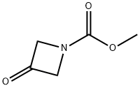 1-Azetidinecarboxylic acid, 3-oxo-, methyl ester (9CI) 结构式