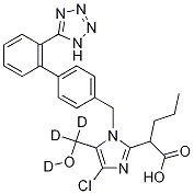 Losartan-d3 Carboxylic Acid 结构式