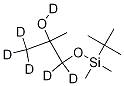 1-[(tert-Butyldimethylsilyl)oxy]-2-methyl-2-propanol-D6 结构式