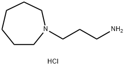 1-(3-氨基-丙基)-氮杂环庚烷二盐酸盐 结构式