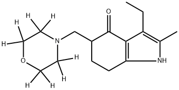 Molindone-d8 结构式