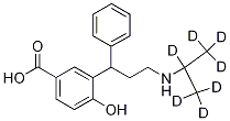 4-Hydroxy-3-[3-[(1-Methylethyl-d7)aMino]-1-phenylpropyl]-benzoic Acid 结构式