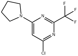 4-Chloro-6-(pyrrolidin-1-yl)-2-(trifluoromethyl)pyrimidine