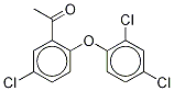 1-[5-CHLORO-2-(2.4-DICHLOROPHENOXY)PHENYLETHANONE]-D3 结构式