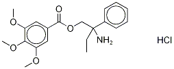 N,N-Didesmethyl Trimebutine-d5 Hydrochloride 结构式