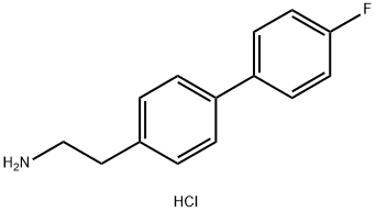 2-[4-(4-FLUOROPHENYL)PHENYL]ETHYLAMINE, HCL 结构式