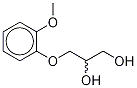 愈创甘油醚-D3 结构式