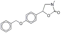 5-(4'-BENZYLOXYPHENYL)-3-METHYL-[4,5-DI-13C,3-15N]-2-OXAZOLIDONE 结构式