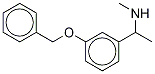 N-[1-(3’-Benzyloxyphenyl)ethyl]-N-(methyl-d3)amine 结构式