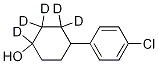 4-(4-Chlorophenyl)cyclohexanol-d5 结构式