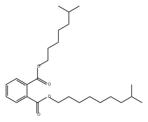 6-methylheptyl 8-methylnonyl phthalate 结构式