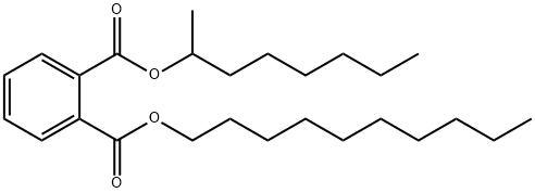 邻苯二甲酸正辛正癸酯 结构式