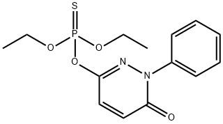 哒嗪硫磷 结构式