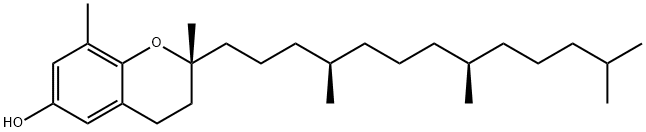 (+)-DELTA-生育酚 结构式