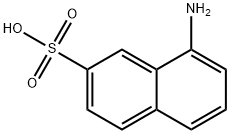 1-萘胺-7-磺酸 结构式