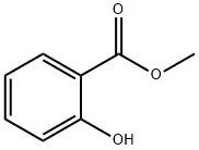 水杨酸甲酯 结构式