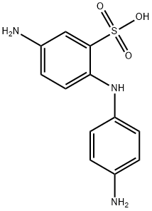 4,4'-二氨基二苯胺-2-磺酸 结构式