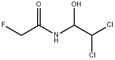 N-(2,2-Dichloro-1-hydroxyethyl)-2-fluoroacetamide 结构式