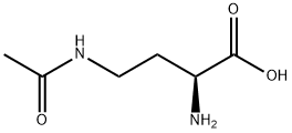 Nγ-Acetyl-L-2,4-diaminobutyric acid 结构式