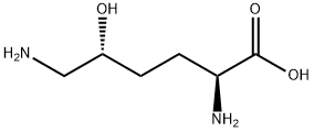 5-羟基-L-赖氨酸 结构式