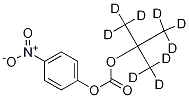 tert-Butyl-D9 4-Nitrophenyl Carbonate 结构式