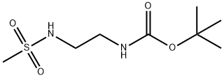 N-BOC-N'-Mesyl ethylenediaMine 结构式