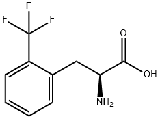 L-2-三氟甲基苯丙氨酸 结构式