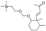 (3E)-4-(1,2-Dimethyl-6-([2-(trimethylsilyl)ethoxy]methoxy)cyclohexyl)- 3-buten-2-one 结构式