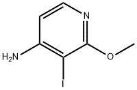 3-碘-2-甲氧基吡啶-4-胺 结构式