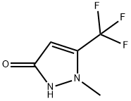 3-羟基-1-甲基-5-三氟甲基-1H-吡唑 结构式