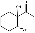Ethanone, 1-(2-fluoro-1-hydroxycyclohexyl)-, trans- (9CI) 结构式