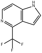 4-(TRIFLUOROMETHYL)-5-AZAINDOLE 结构式