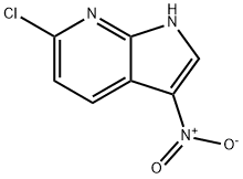 6-氯-3-硝基-7-氮杂-吲哚 结构式