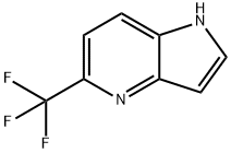 5-三氟甲基4氮杂吲哚 结构式