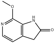 7-甲氧基-6-氮杂吲哚-2-酮 结构式