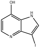 3-碘-1,4-二氢-7H-吡咯并[3,2-B]吡啶-7-酮 结构式
