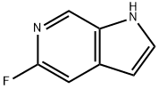 5-氟-1H-吡咯并[2,3-C]吡啶 结构式