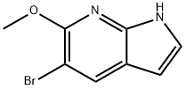 5-溴-6-甲氧基-7-氮杂-吲哚 结构式