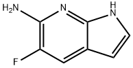 6-氨基-5-氟-7-氮杂-吲哚 结构式