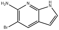 5-溴-6-氨基-7-氮杂-吲哚 结构式