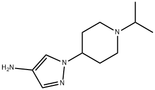 1 - (1-异丙基- 4 -哌啶基)-1H -吡唑-4-胺 结构式