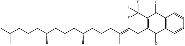 2-trifluoromethyl-3-phytyl-1,4-naphthoquinone 结构式
